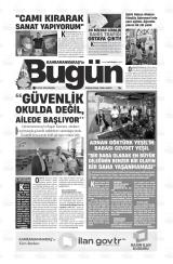 KAHRAMANMARAŞ'TA BUGÜN